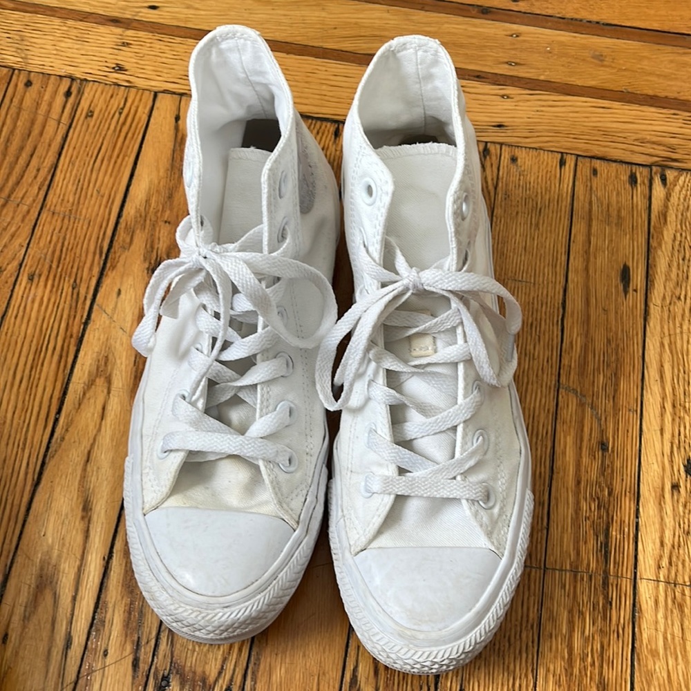 All White Converse
